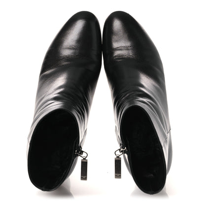 Saint Laurent Nappa Vendome Loulou Ankle Zip Boot 39 Black 2 of 13