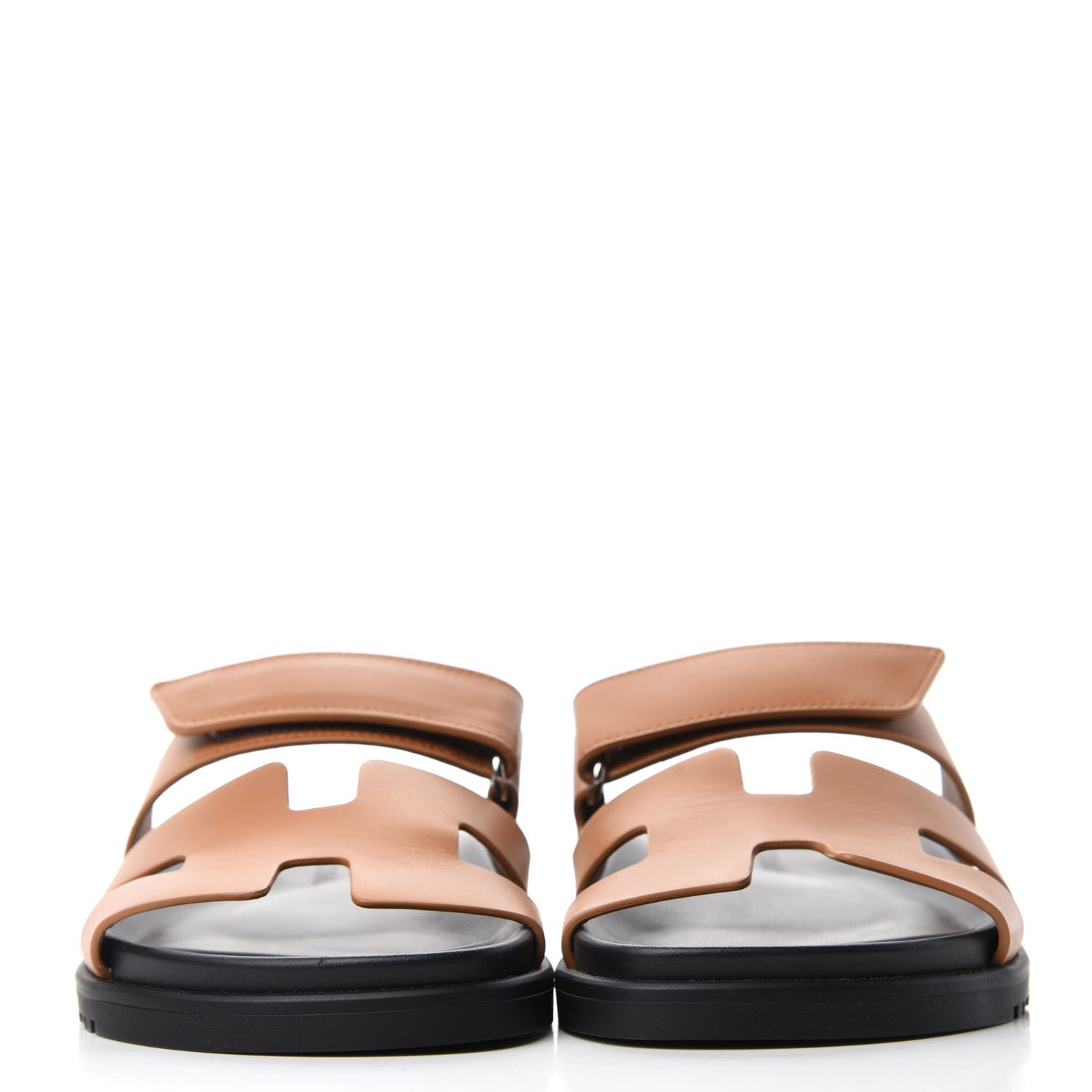 Hermes Calfskin Womens Chypre Sandals 36 Gold 2 of 9