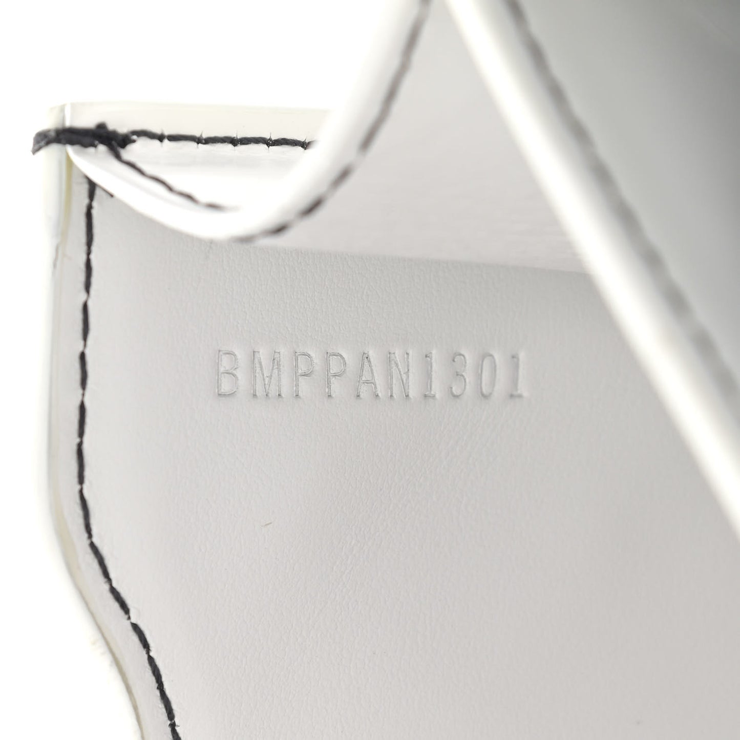 Calfskin Monogram Embossed Small TB Chain Bag Optic White