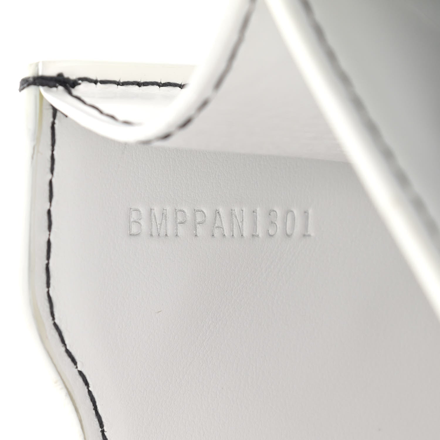 Burberry Calfskin Monogram Embossed Small TB Chain Bag Optic White 7 of 12