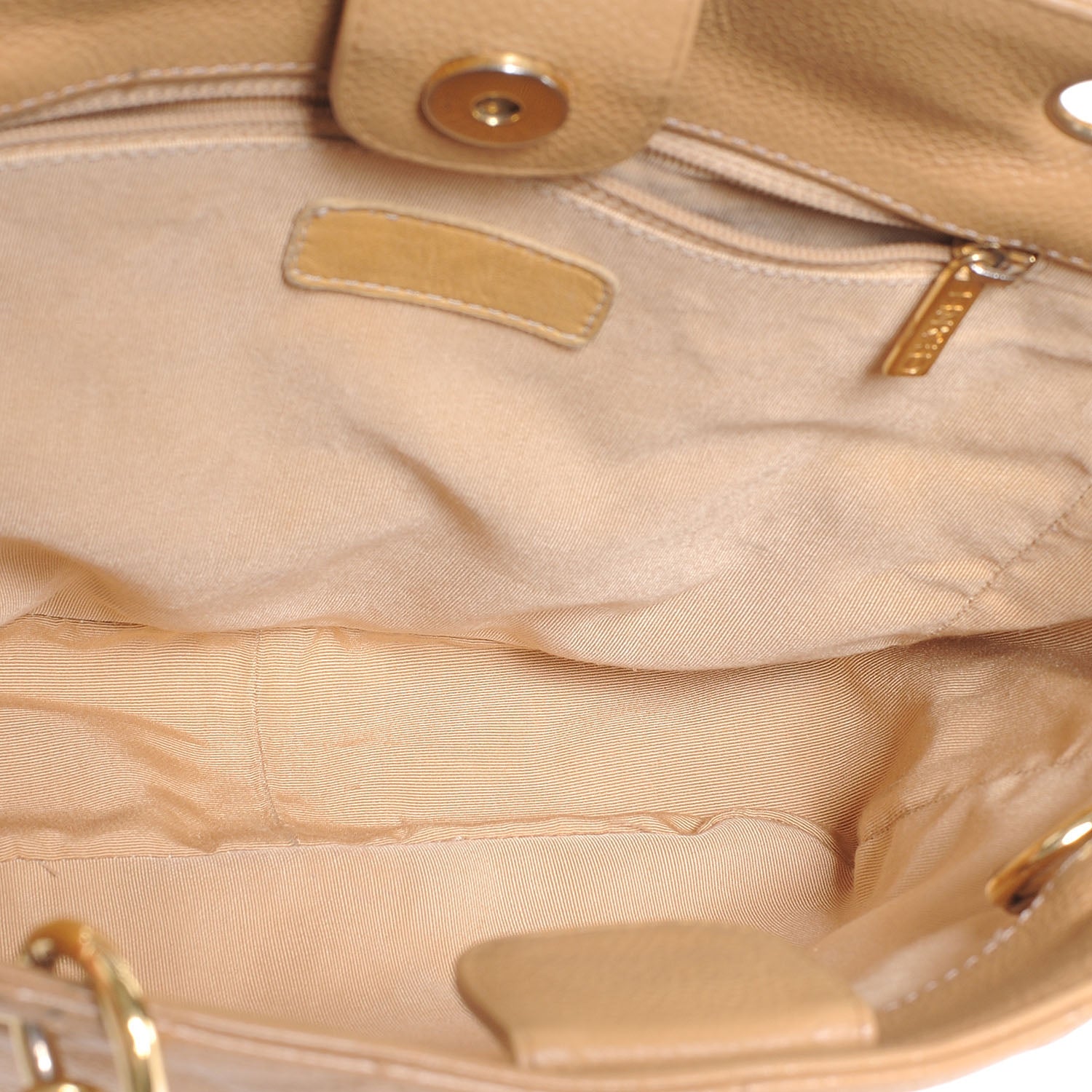 Chanel Caviar Petit Shopping Tote PST Beige 5 of 8