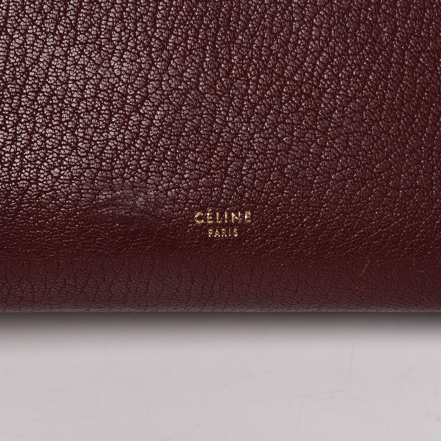 Celine Goatskin Smooth Calfskin Mini Belt Bag Burgundy 6 of 23