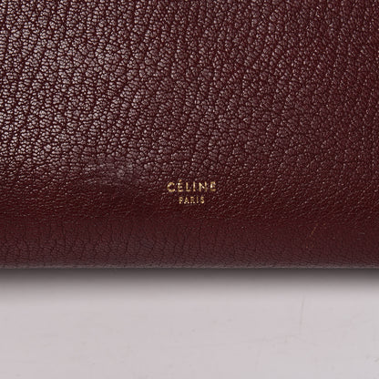 Celine Goatskin Smooth Calfskin Mini Belt Bag Burgundy 6 of 23