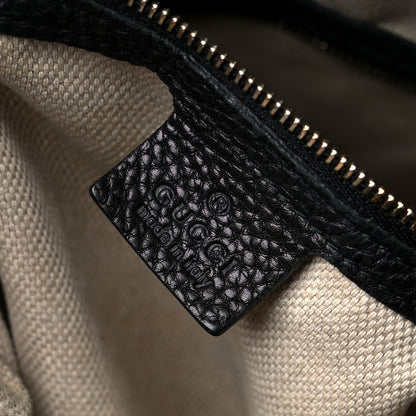 Gucci Pebbled Calfskin Large Soho Hobo Black 6 of 17