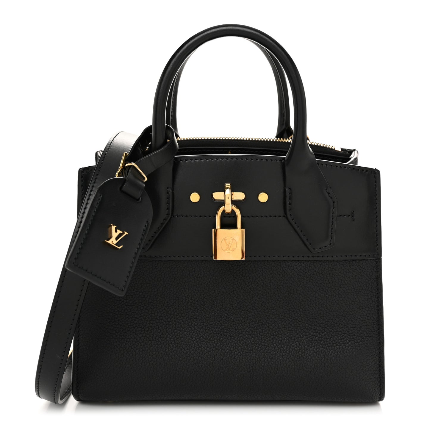 Calfskin City Steamer Mini Black