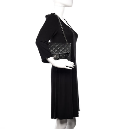 Chanel Caviar Quilted Mini French Riviera Flap Black 2 of 9