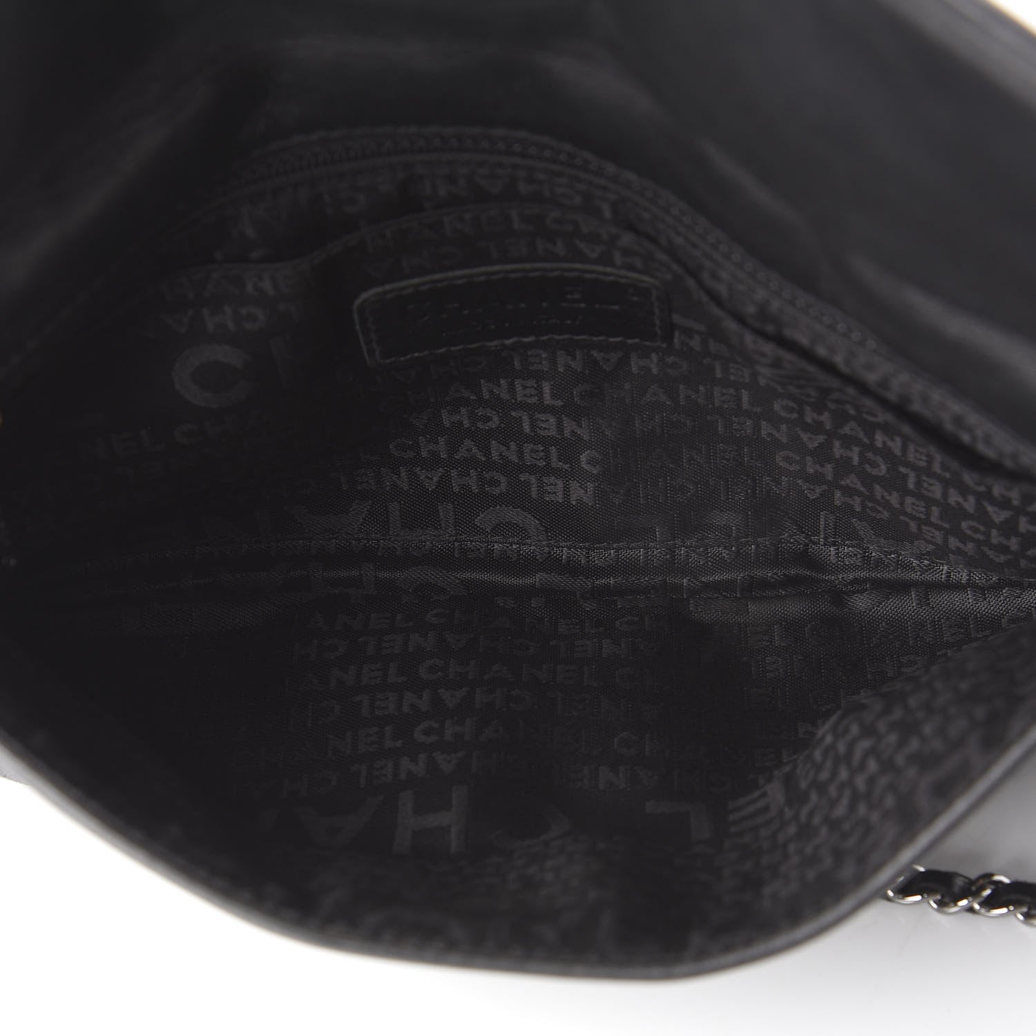 Chanel Lambskin Chain Flap Black 5 of 11