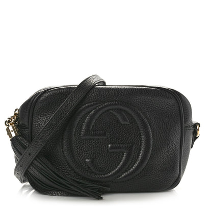 Gucci Pebbled Calfskin Small Soho Disco Bag Black 1 of 12