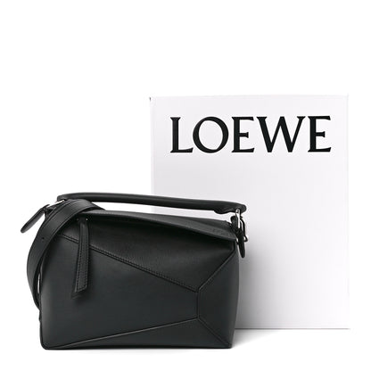 Loewe Calfskin Small Puzzle Bag Black 12 of 12