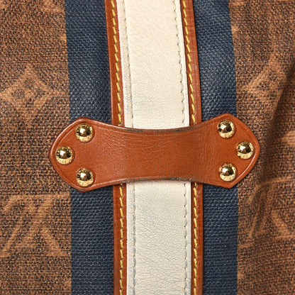 Louis Vuitton Monogram Rayures Tisse Sac GM Blue 17 of 18