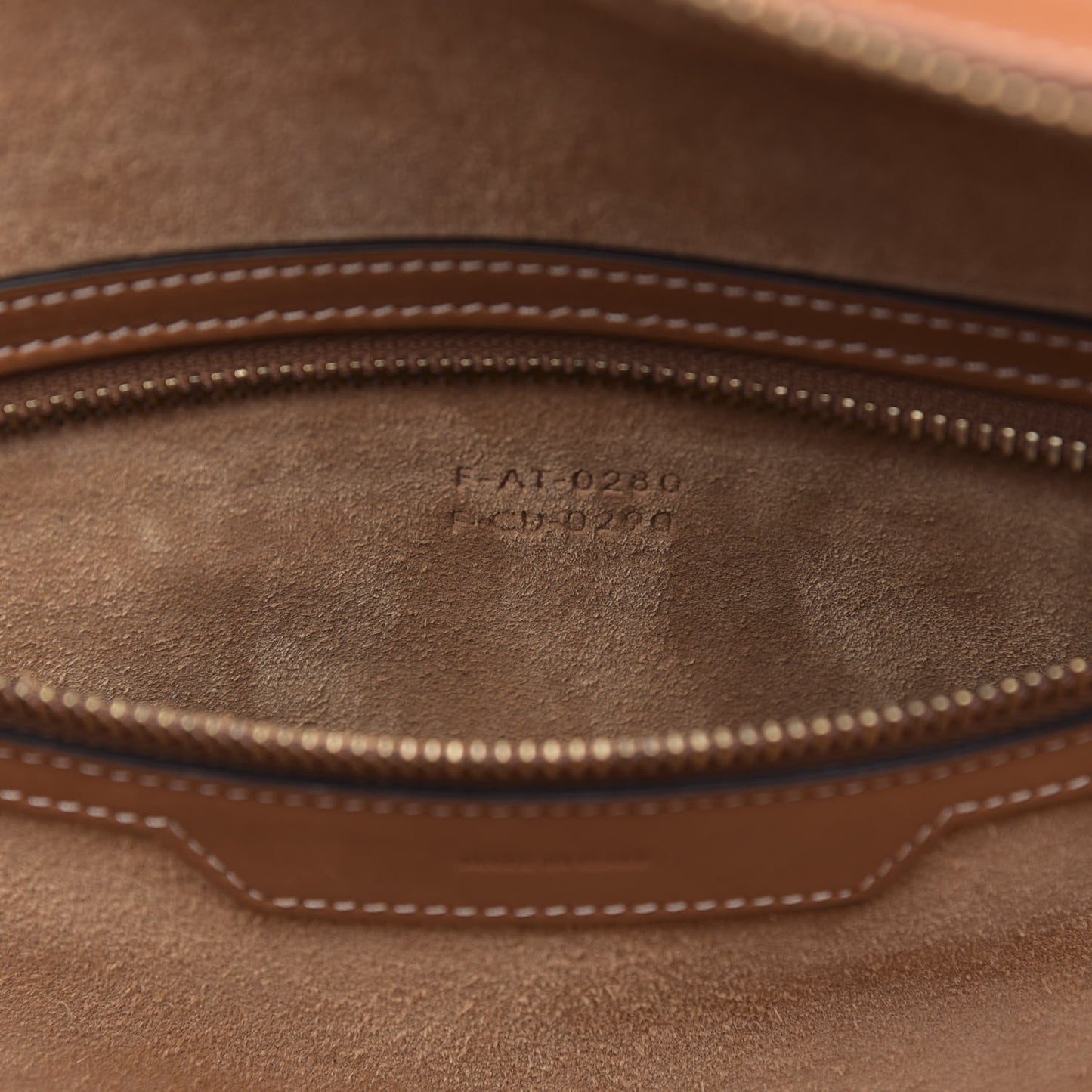 Natural Calfskin Mini Luggage Tan