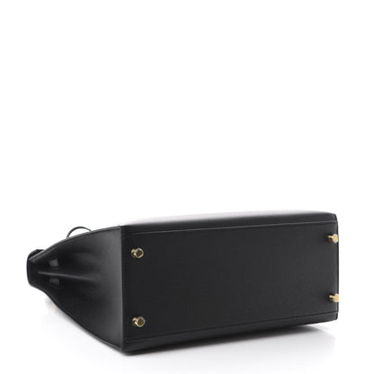 Hermes Epsom Kelly Sellier 28 Black 4 of 11