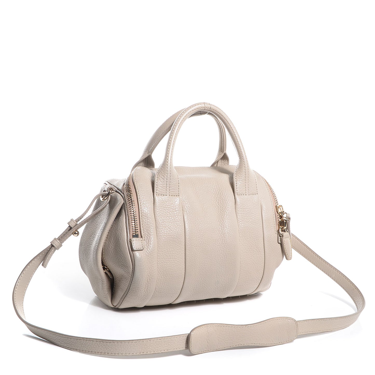 Pebbled Leather Rockie Dune w Pale Gold Hardware