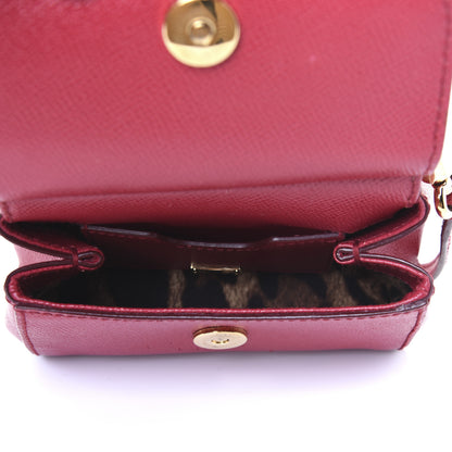 Dolce & Gabbana Dauphine Micro Miss Sicily Satchel Dark Red 5 of 19