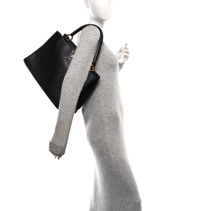 Louis Vuitton Taurillon Capucines GM Black 2 of 9