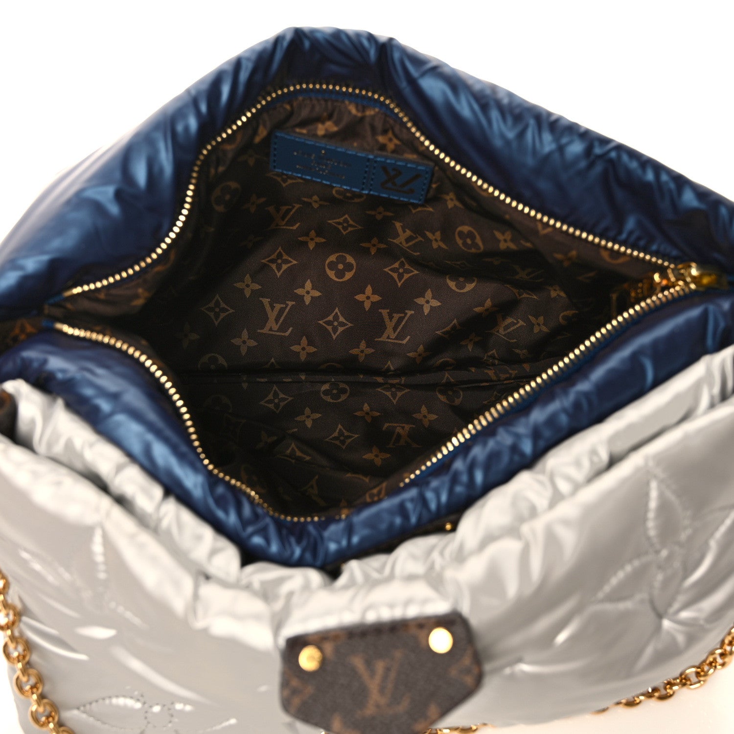 Louis Vuitton Econyl Monogram Pillow Maxi Multi Pochette Accessories Navy Silver 5 of 10