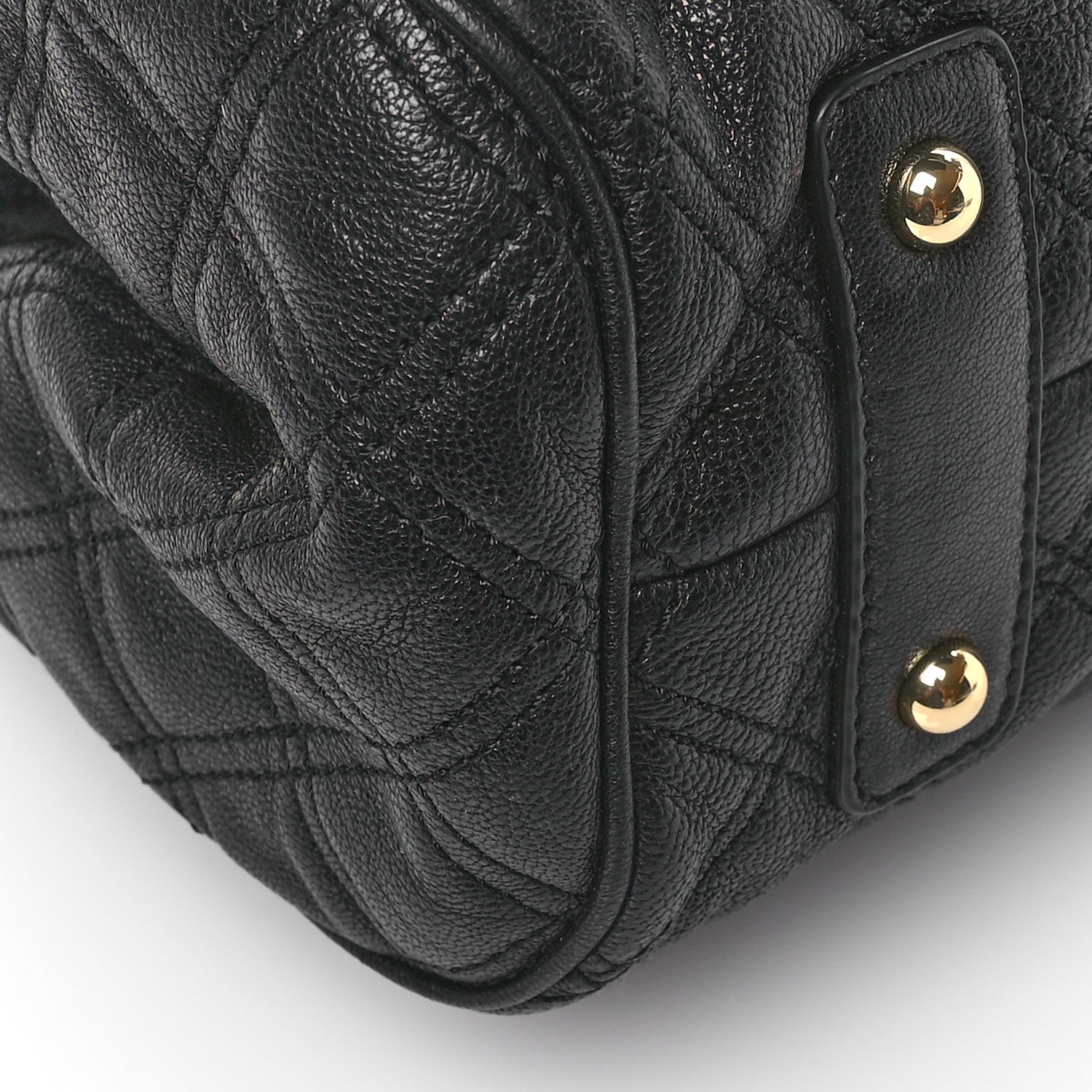 Marc Jacobs Calfskin Quilted Stam Black 8 of 9