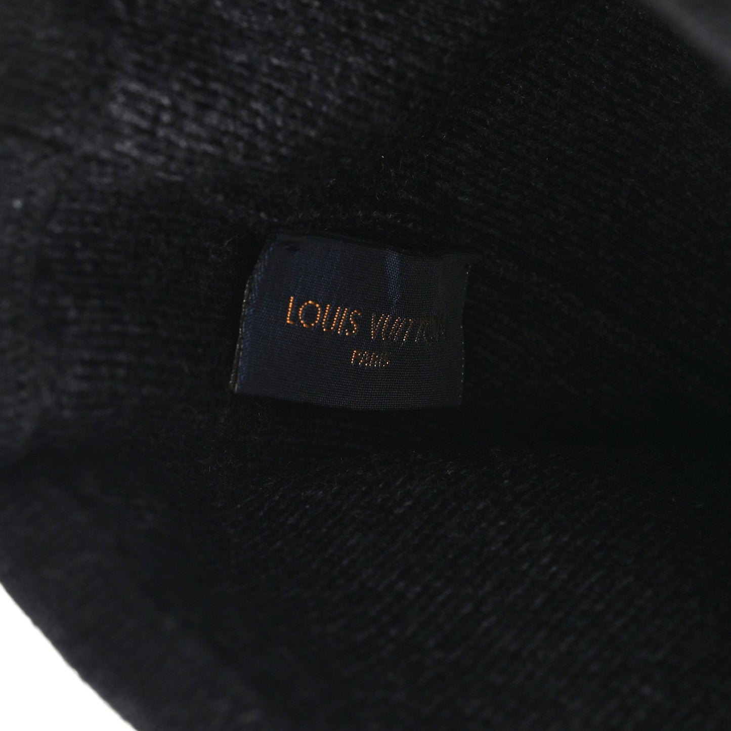 Wool My Monogram Eclipse Beanie Hat Blue