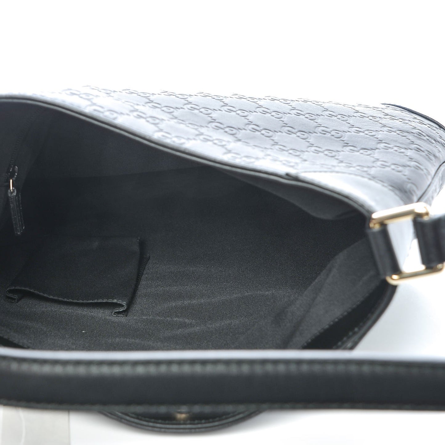 Guccissima Signature Shoulder Bag Black