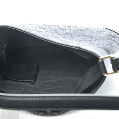 Gucci Guccissima Signature Shoulder Bag Black 5 of 7