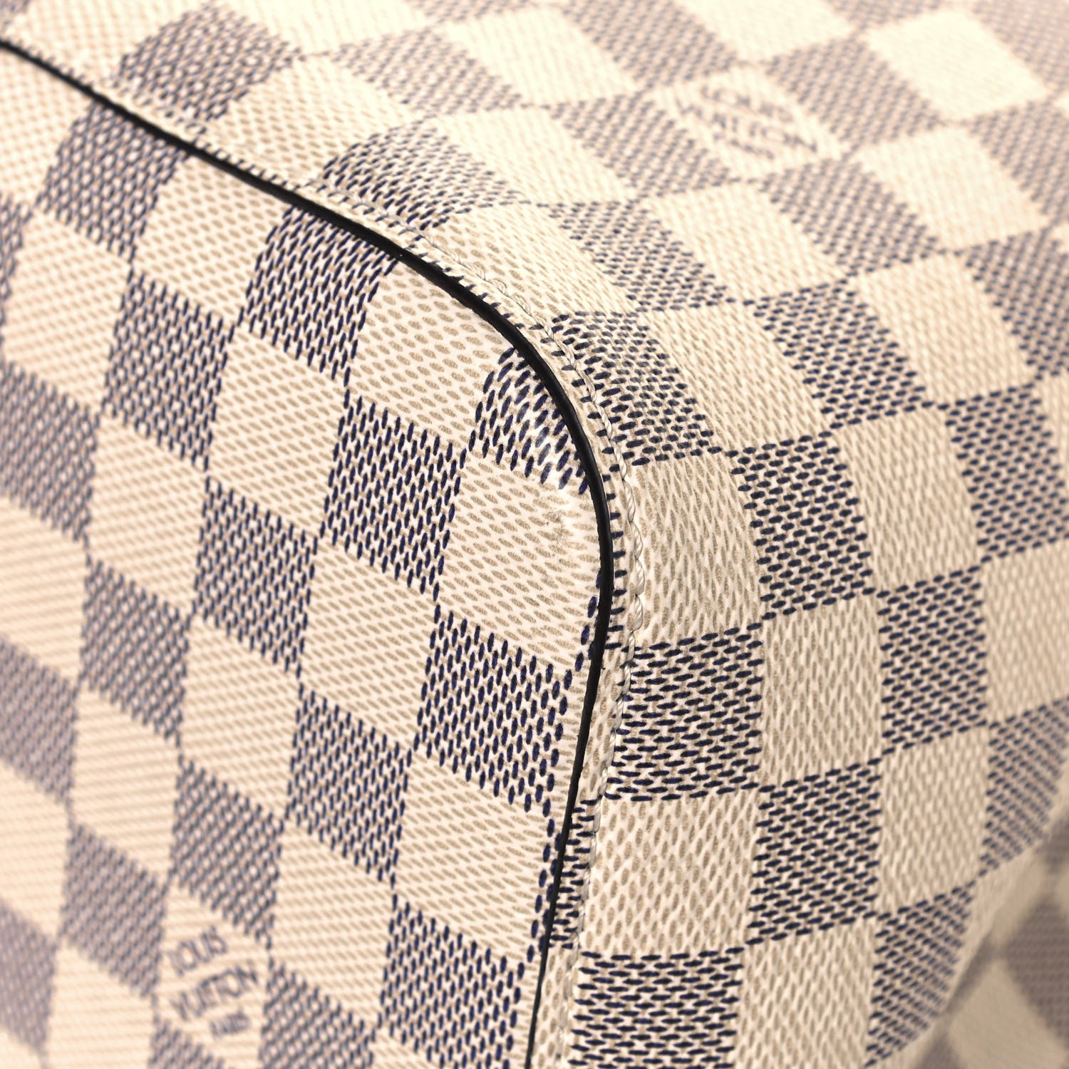 Louis Vuitton Damier Azur Braided Neonoe MM Blue 9 of 11