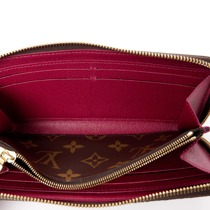 Louis Vuitton Monogram Clemence Wallet Fuchsia 12 of 12