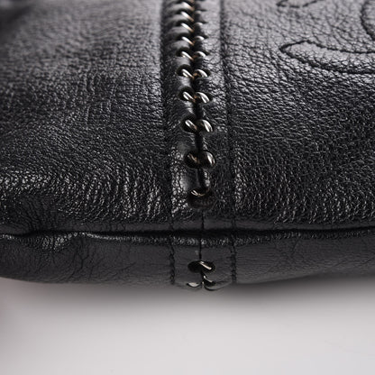 Chanel Deerskin Luxe Ligne North South Tote Black 13 of 15