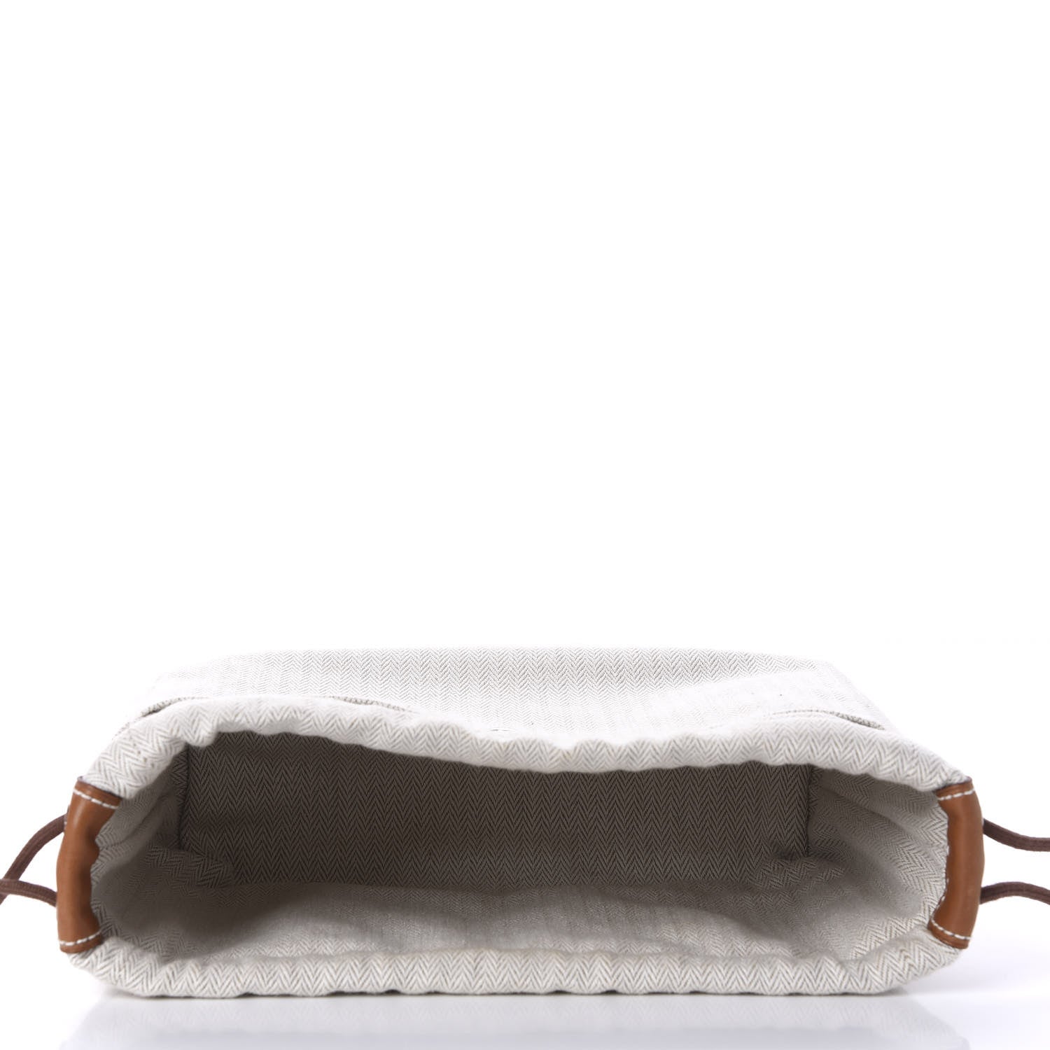 Hermes Canvas Barenia Fourbi 20 PM Pouch Naturel Fauve 5 of 12