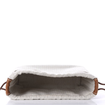 Hermes Canvas Barenia Fourbi 20 PM Pouch Naturel Fauve 5 of 12