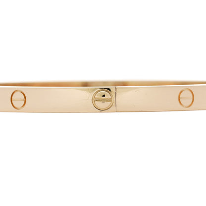 Cartier 18K Yellow Gold Small LOVE Bracelet 15 4 of 8