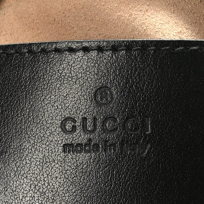 Gucci Calfskin Matelasse Small GG Marmont Chain Shoulder Bag Black 6 of 9