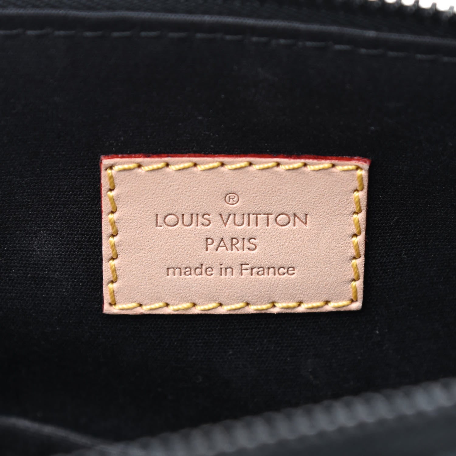 Louis Vuitton Vernis Alma GM Noir Magnetique 8 of 10