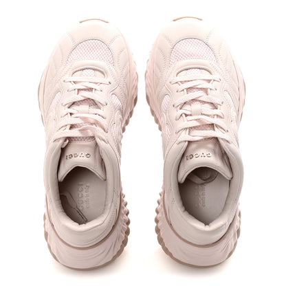 Gucci Calfskin Interlocking G Ripple Womens Platform Sneakers 38.5 Light Pink 2 of 9