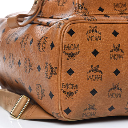 MCM Visetos Medium Stark Backpack Cognac 6 of 10