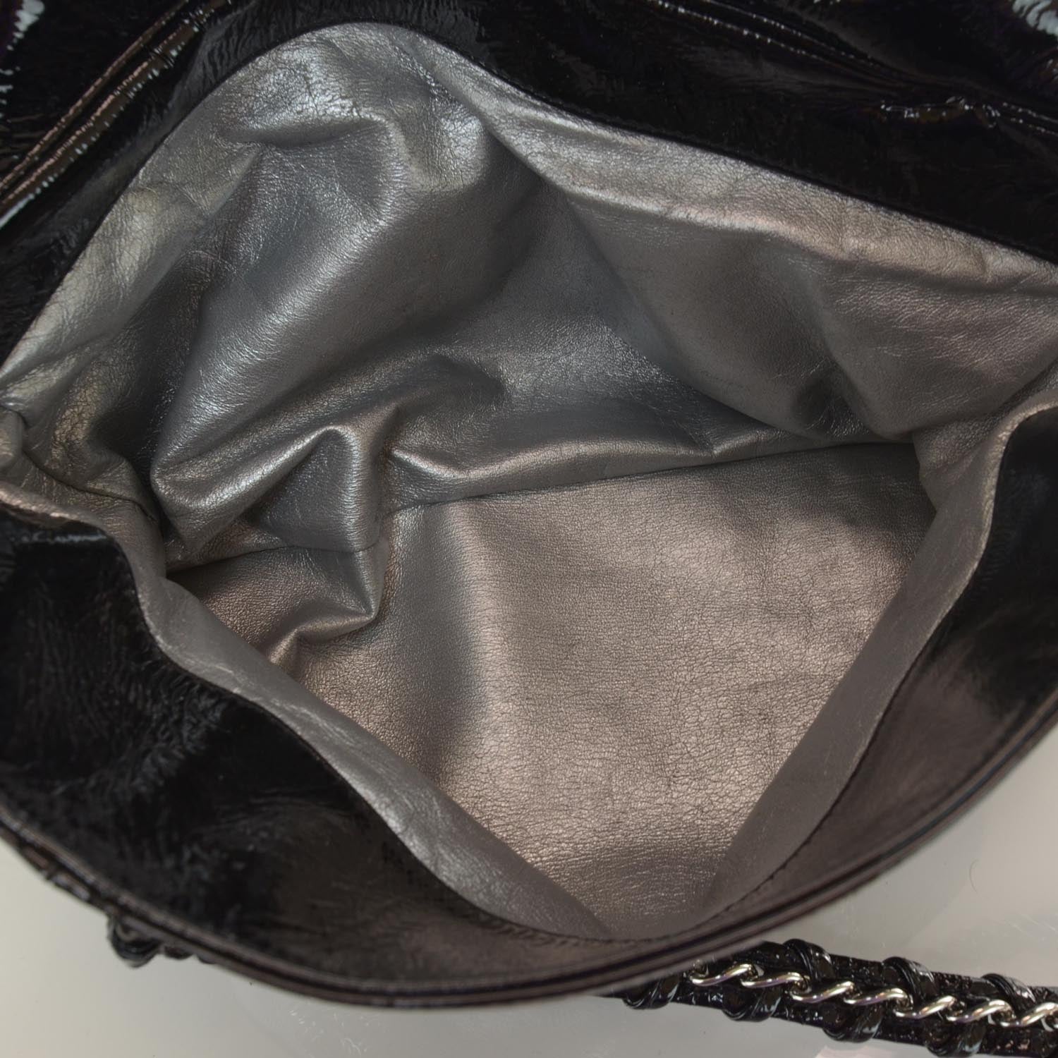 Chanel Patent Calfskin Large Luxe Ligne Tote Black 10 of 10
