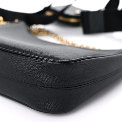 Prada Saffiano Lux Re-Edition 2005 Shoulder Bag Black 11 of 17