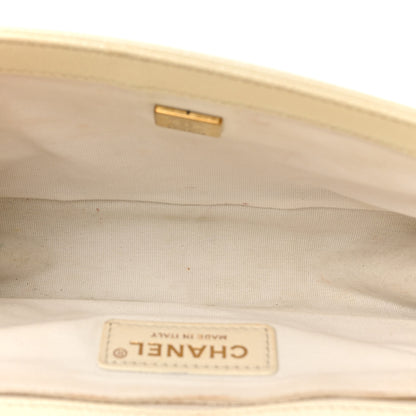 Chanel Caviar Quilted Medium Boy Flap White 5 of 10