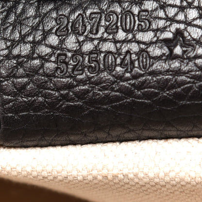 Gucci Calfskin Vintage Web Medium Boston Black 8 of 9