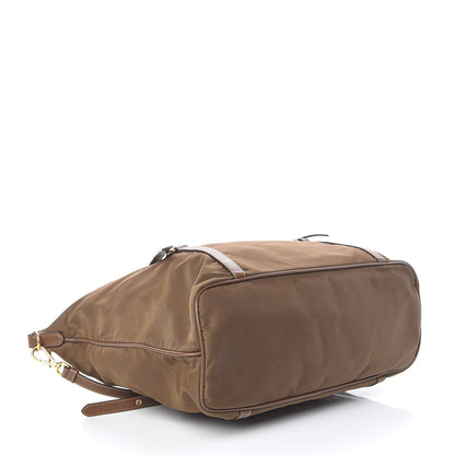 Prada Tessuto Nylon Jacquard Logo Tote Rovere 4 of 29
