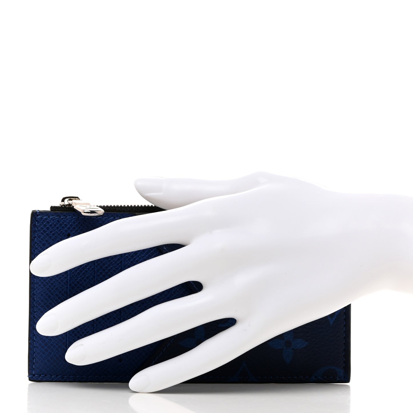 Monogram Taiga Coin Card Holder Cobalt