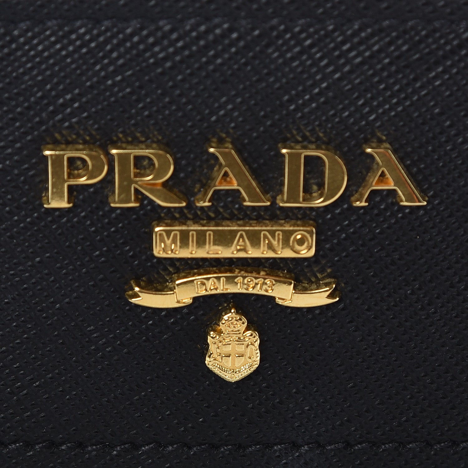 Prada Saffiano City Calfskin Esplanade Crossbody Bag Black 8 of 12