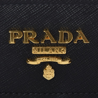 Prada Saffiano City Calfskin Esplanade Crossbody Bag Black 8 of 12