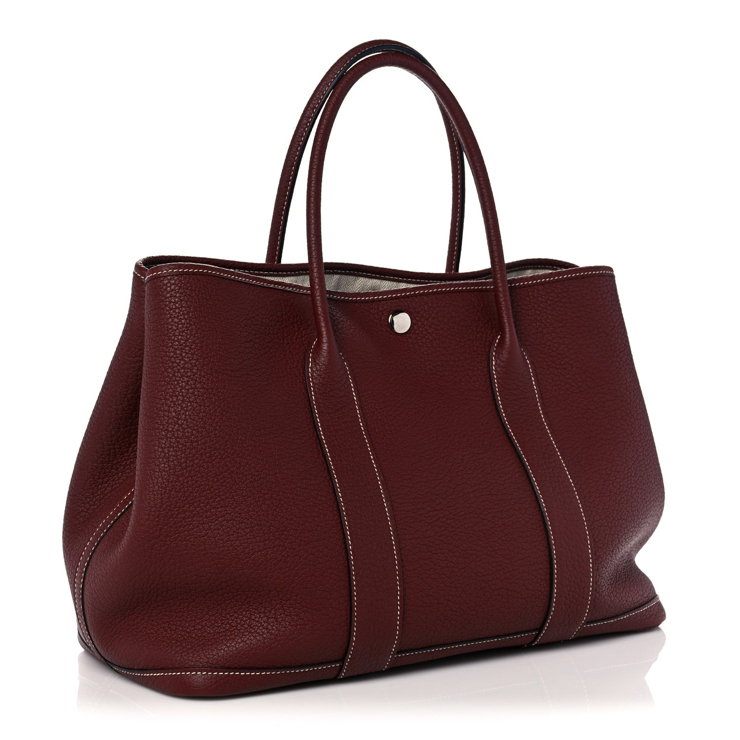 Hermes Negonda Garden Party Tote 36 MM Rouge H 3 of 10