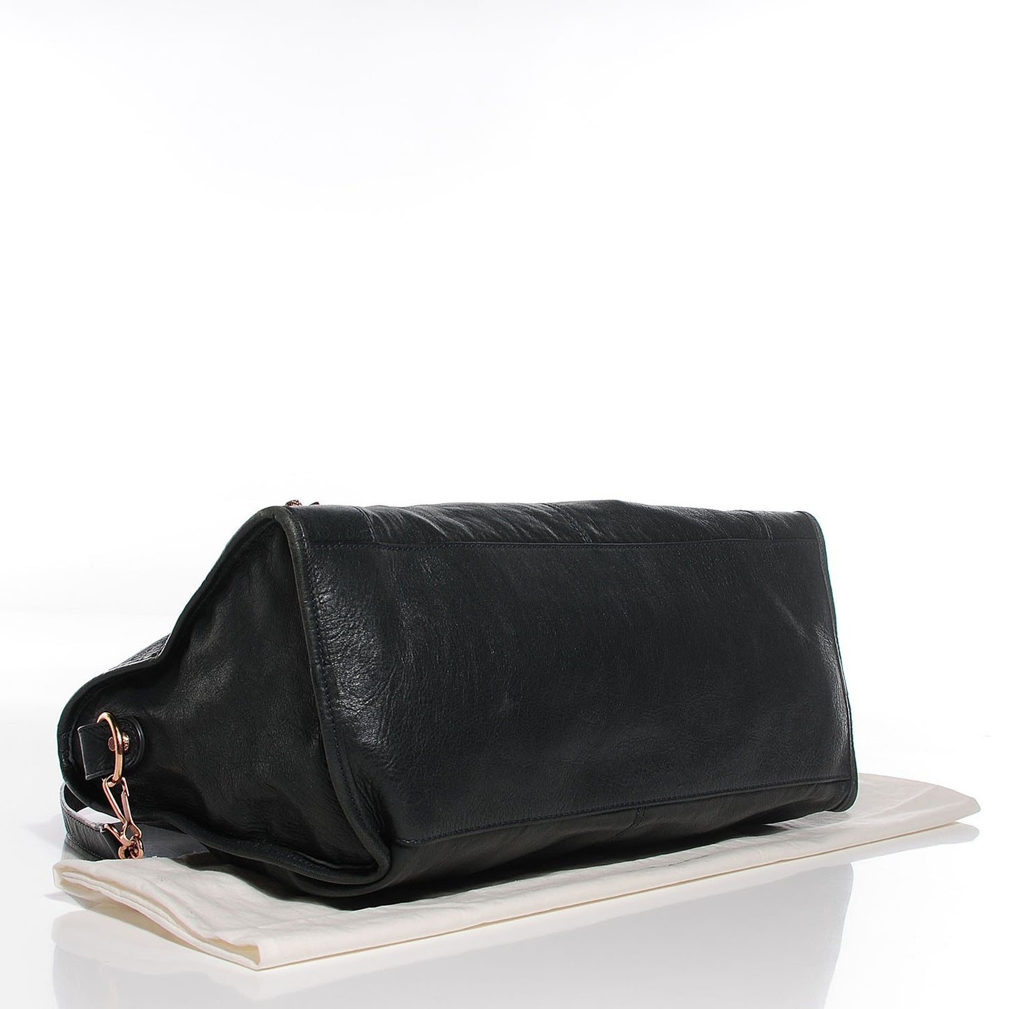 Agneau Giant 12 Rose Gold Hardware Part Time Anthracite