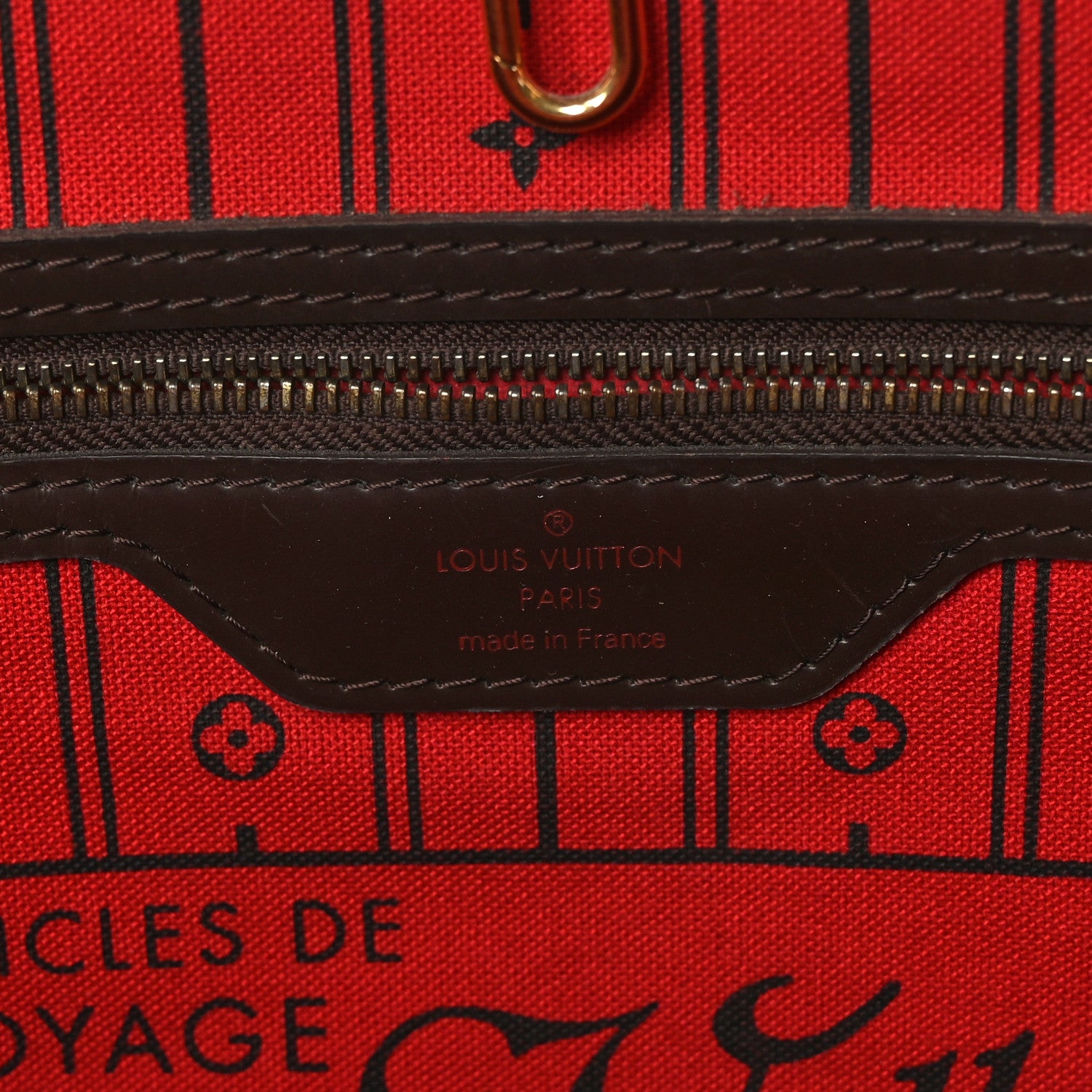 Louis Vuitton Damier Ebene Neverfull GM 6 of 9
