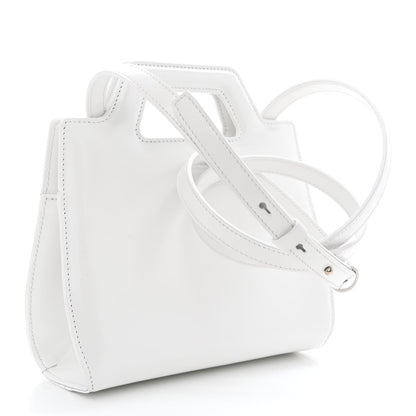 Salvatore Ferragamo Brushed Calfskin Mini Wanda Top Handle Bag Optic White 3 of 11
