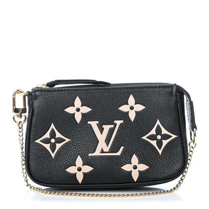 Louis Vuitton Empreinte Monogram Giant Mini Pochette Accessories Black 1 of 4