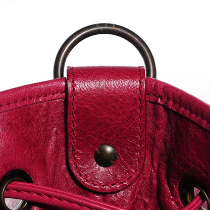 Balenciaga Agneau Classic Hardware Pompon Pourpre 14 of 14