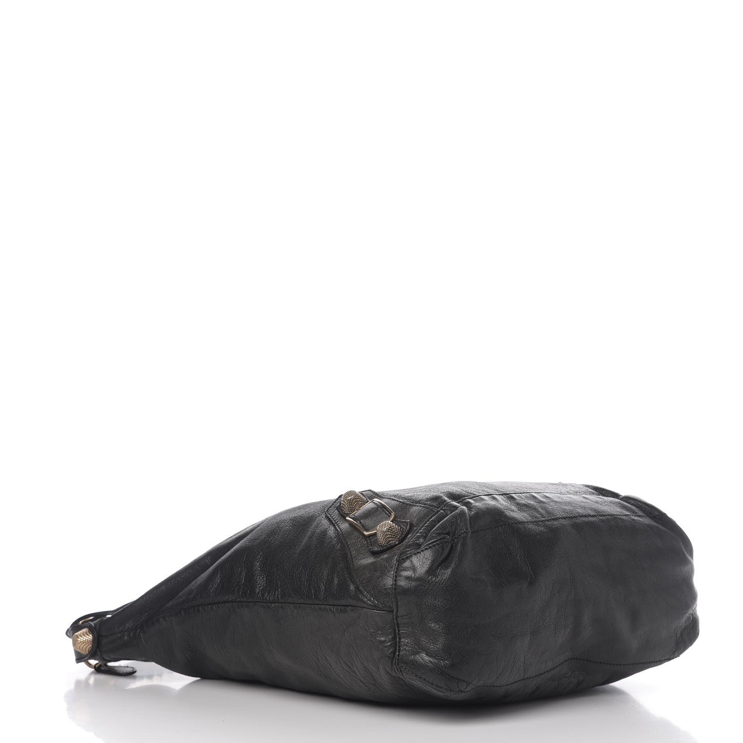 Balenciaga Agneau Giant 12 Yellow Gold Day Hobo Black 3 of 13