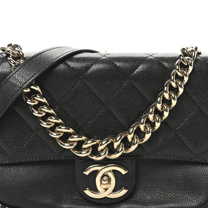 Chanel Caviar Quilted Small Studded Flap Black 8 of 10